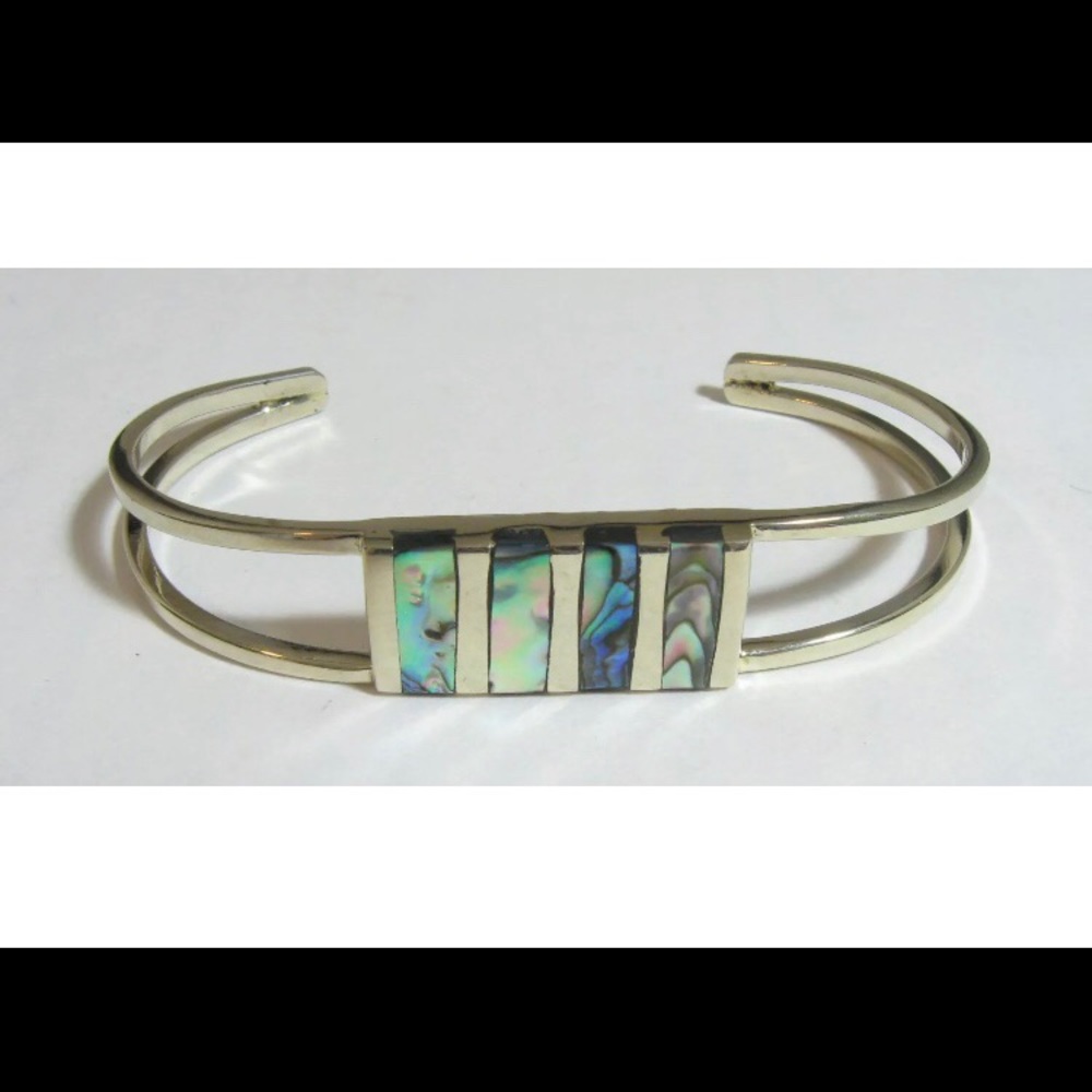 Southwestern Abalone Inlay Cuff